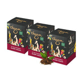 Chayam Warm Assam Tea - Pack Of 3 X 20 Pyramid Tea Bags | Premium Orthodox Whole Leaf Black Tea - Make Iced Or Hot Tea | Low Caffeine, Gluten Free, High Antioxidants